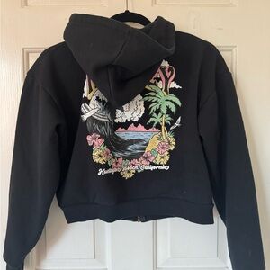 Limited Edition Hurley x Huntington Beach Black Zip-Up Hoodie